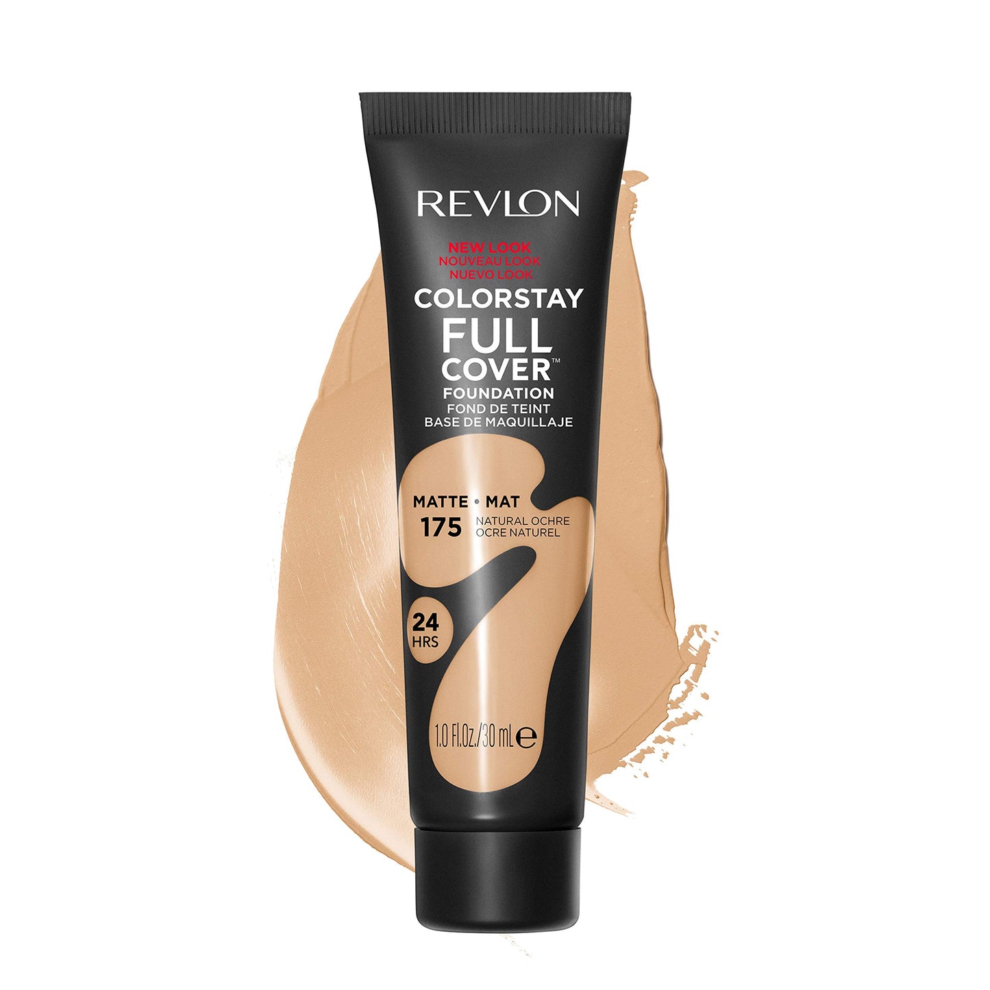 Revlon Liquid Foundation, ColorStay Face Makeup for Normal and Dry Skin, Longwear Full Coverage with Matte Finish, Oil Free, Medium Beige, 1.0 Fl Oz