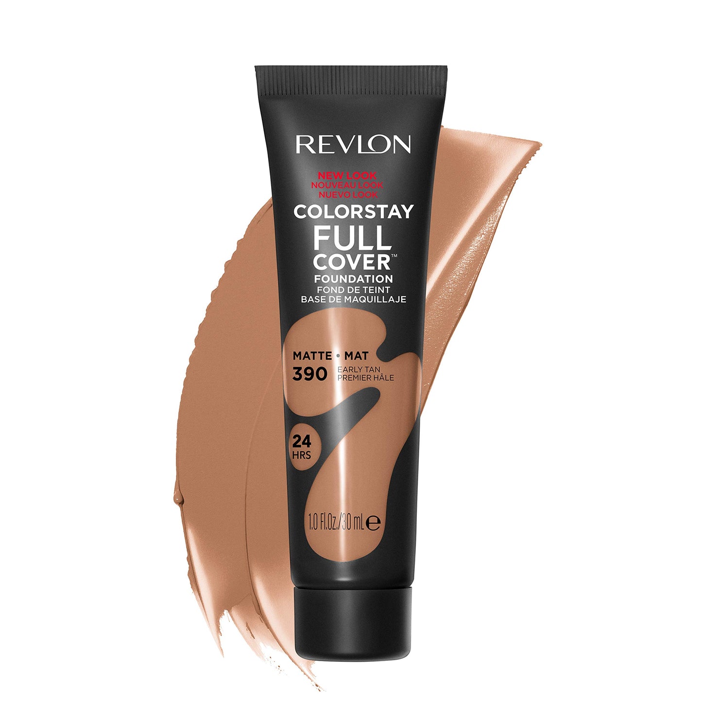 Revlon Liquid Foundation, ColorStay Face Makeup for Normal and Dry Skin, Longwear Full Coverage with Matte Finish, Oil Free, Medium Beige, 1.0 Fl Oz