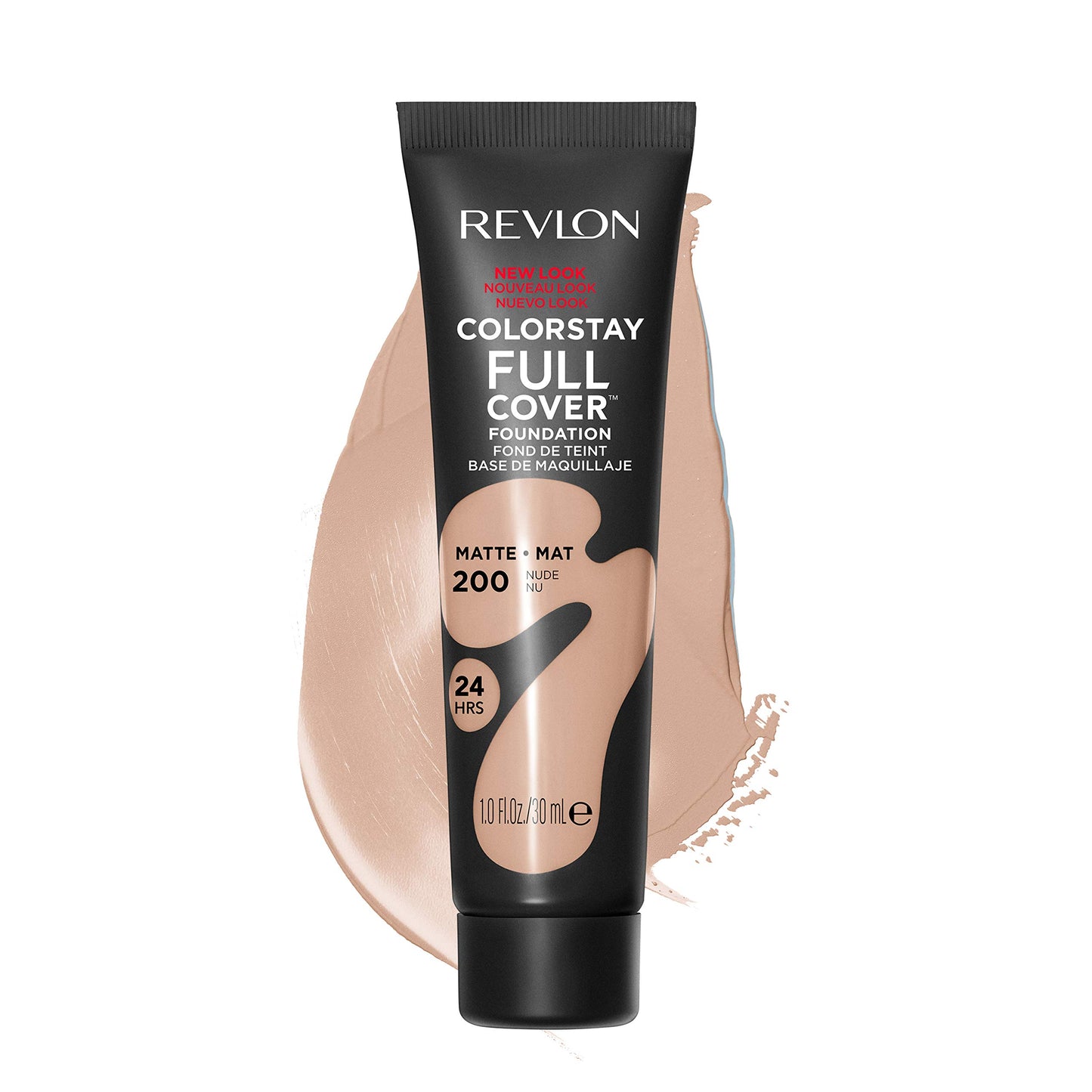Revlon Liquid Foundation, ColorStay Face Makeup for Normal and Dry Skin, Longwear Full Coverage with Matte Finish, Oil Free, Medium Beige, 1.0 Fl Oz