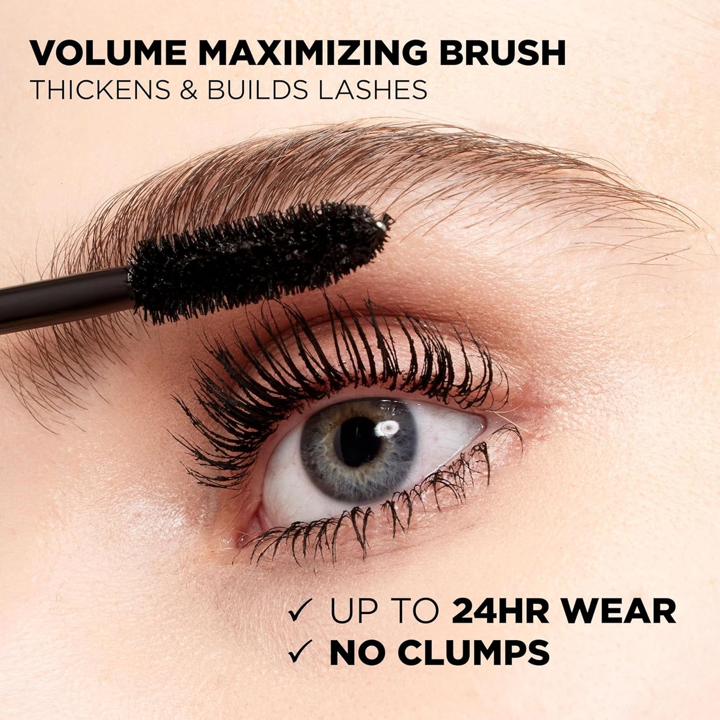 L’Oreal Paris Makeup Voluminous Original Volume Building Mascara, Black Brown, 0.28 fl; oz.