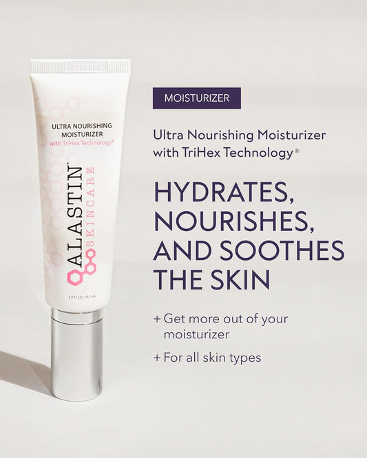 ALASTIN Skincare Ultra Nourishing Face Moisturizer Cream (2 oz) | Daily Hydrating Lotion For Dry Skin | Supports New Collagen & Elastin Production
