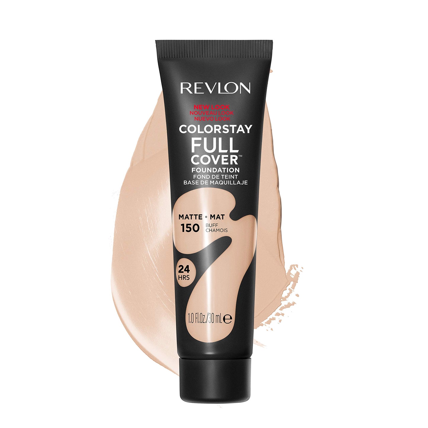 Revlon Liquid Foundation, ColorStay Face Makeup for Normal and Dry Skin, Longwear Full Coverage with Matte Finish, Oil Free, Medium Beige, 1.0 Fl Oz